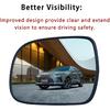 Driver Side Mirror Glass Replacement For 2004-2009 Lexus RX330 RX350 RX400H, Power Heated Left Side View Convex Exterior Mirrors Accessories, With
