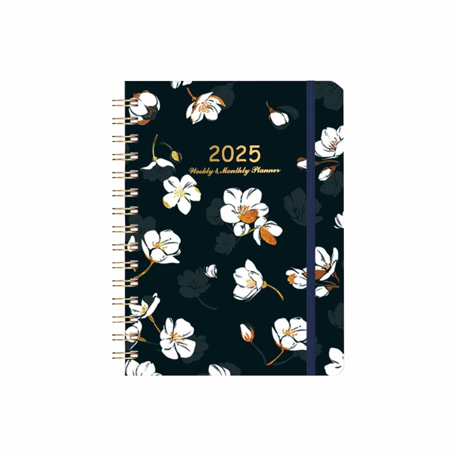 Weekly Plan This Schedule This Leather Notebook 2025Elastic Band Notepad One Size