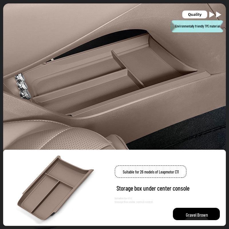 

Leapmotor C11 2026 Lower Console Divider for 26 Models - Car Interior Storage Accessory