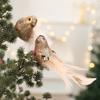 Christmas Tree Ornament Set With Foam Birds For Holiday Decorations And Seasonal Display