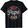 Papa Art for Grandpa Father's Day T Shirts Men Women Pure Cotton Humor Streetwear Tee Short Sleeve Unisex Loose Clothing