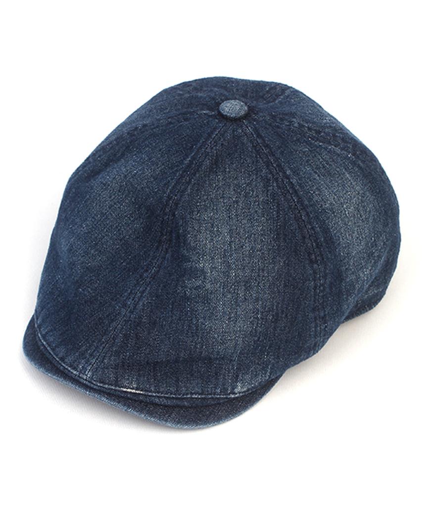 Hard Washing Dark Denim Hunting Cap