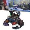 Aquarium Treasure Box Ornament   Cave Lifelike Resin Jewelry Box Decoration for Freshwater Saltwater