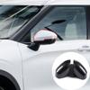 Pour Mitsubishi Outlander 2022 2023 Autocollant de Voiture Couvercle de Rétroviseur Latéral Capuchon d'Aile Boîtier de Rétroviseur Extérieur de Porte Garniture Carbone Auto