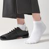 Men's Summer Thin Pure Color Simple Sweat Absorbing Breathable Ear Lifting Mesh Low Top Socks
