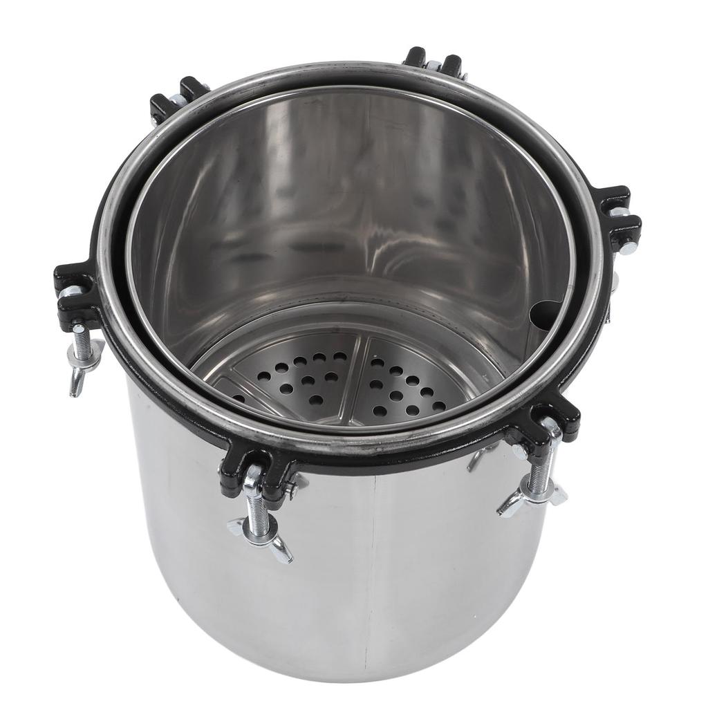 18L Parní Autokláv Nerezová Ocel Ochrana proti Suchému Chodu Odolný proti Výbuchu Vysokoteplotní Tlakový Přenosný Autokláv AU