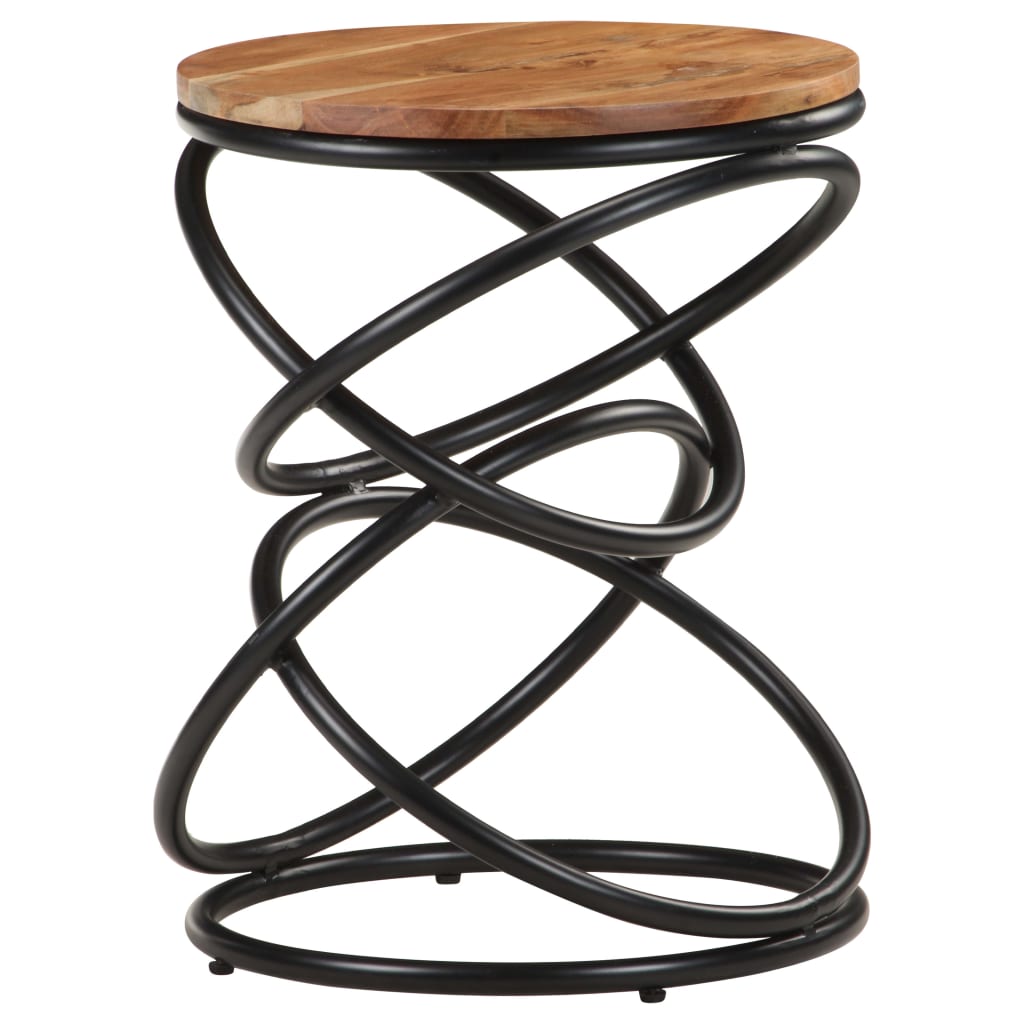 Side Table 40 x 40 x 52 cm Solid Acacia Wood