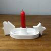 Kerzenhalter Gussformen Harzformen DIY Ovaler Kerzenhalter Silikonform
