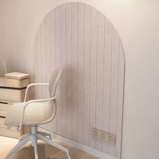 Large Arched Felt Bulletin Board Curved Felt Panels for Office And Home Decor Stylish Cork Board Alternative for Notes Photos And Memos