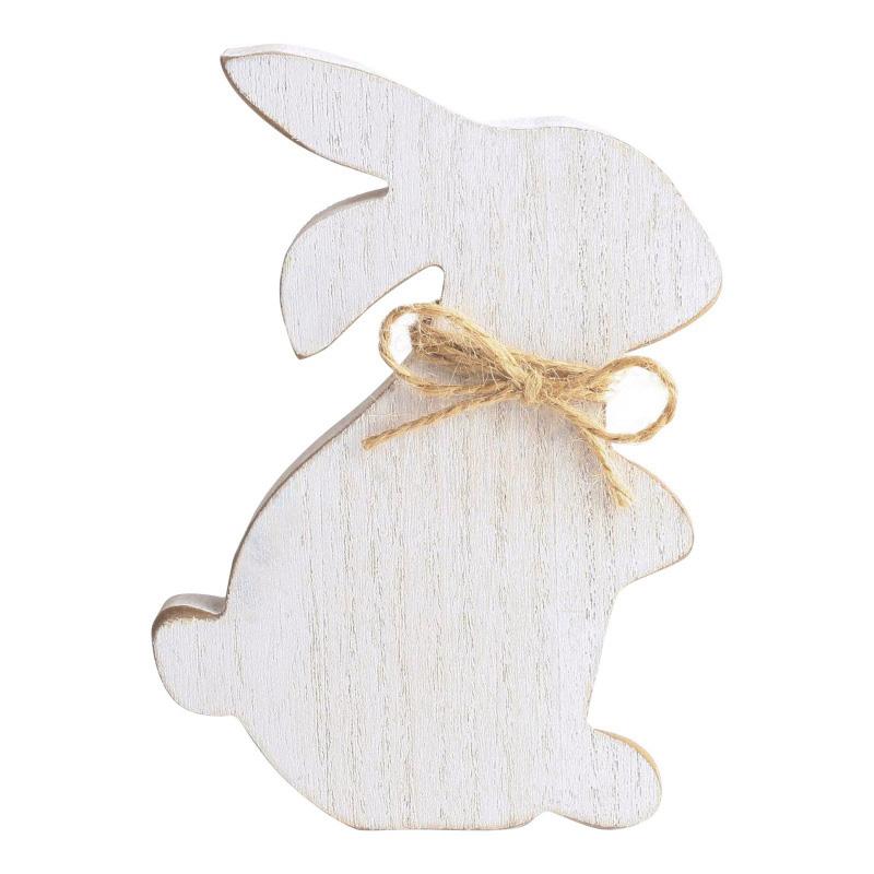 Ostern Ornamente Holz Osterhase Holz Tisch Dekoration Tablett Osterhase DIY Handwerk Graffiti Ostern Dekor für Zuhause