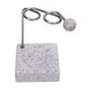 Toothbrush Holder Stainless Steel Bracket and Resin Base Cute Modern Tooth Brush Organizer for Bathroom