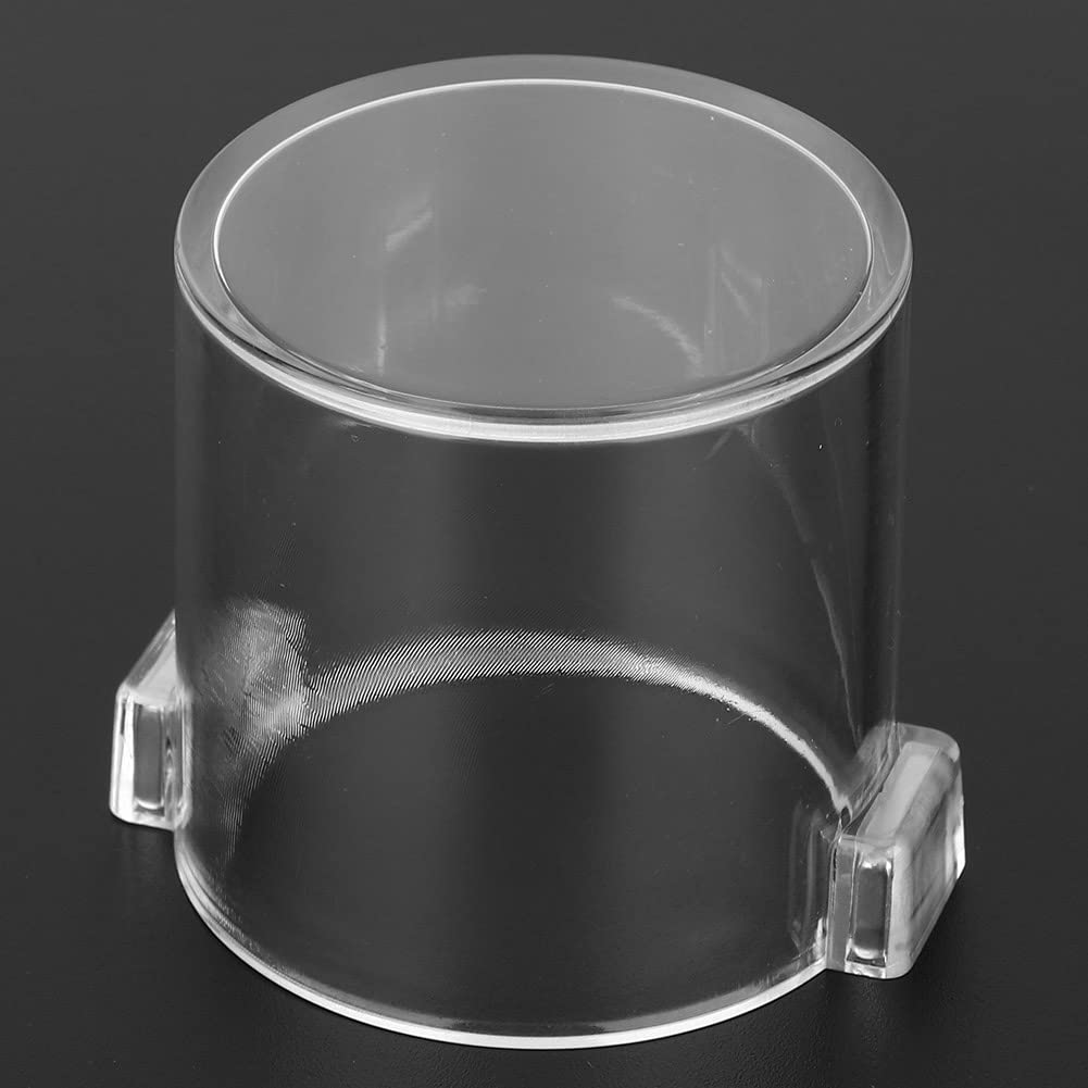 Push Button Switch Magnetic Cover Round Emergency Stop Push Button Switch Protective Cover Transparent Shell Emergency Stop Cover 45mm 1.8in Inner