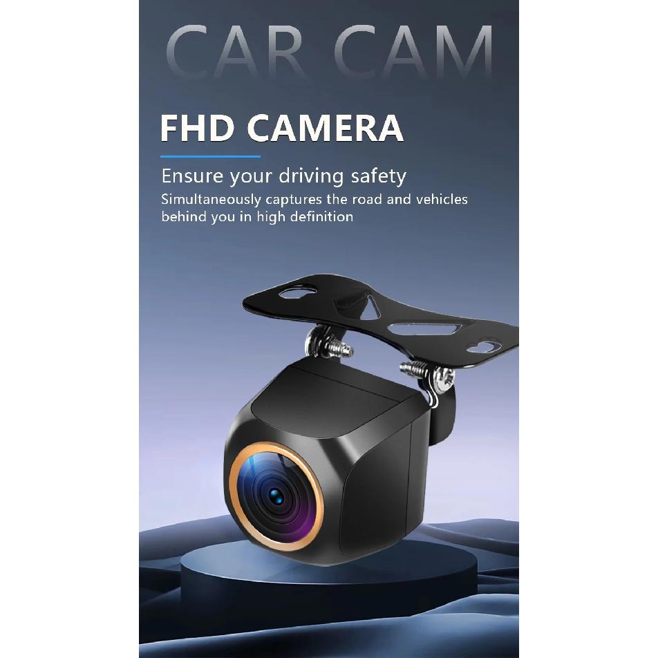 AHD 1920x1080P Car Rear View Camera 200° for Fisheye Golden Lens Full HDR Night Vision Vehicle back car reversing Front Camera