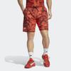 Adidas SS23 French Open Series Tennis Paris Heat.Rdy Two-In-One Shorts Tie-Dye Print Straight Casual Shorts Men Shorts Red HT7224
