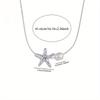 Ladies' Star Shaped Necklace Simple and Unique Collarbone Chain Versatile Design Suitable for All Seasons, Exquisite Star Pendant Temperament Necklace