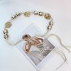 Vintage Woven Bohemian Waist Rope With Skirt Ethnic Style Decorative Summer Belt Simple Waist Chain Belt