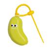 1/2Pcs Banana Toothbrush Cover with Toothpaste Dispenser Dust-Proof Compact Design Portable