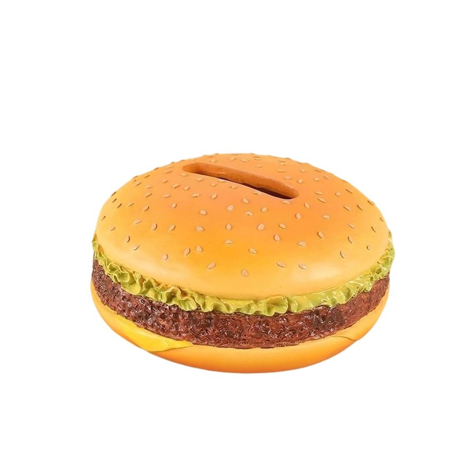 

Hamburger Tissue Box Creative Retro Living Room Tissue Box Home Fun Decoration Ornaments One Size