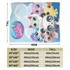 Warm Soft Blanket Camping Littlest Pet Shop Throw Blanket  Flannel Bedspread For Outdoor Novelty Sofa Bed Cover