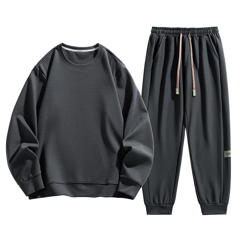 Herbst Pullover Rundhals Lässig Mode Pullover Set Zweiteilig Langes Set