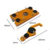 Slotted Base Power Tools Parts,Multifunction,Wardrobe Bracket Invisible Fasteners for 65mm