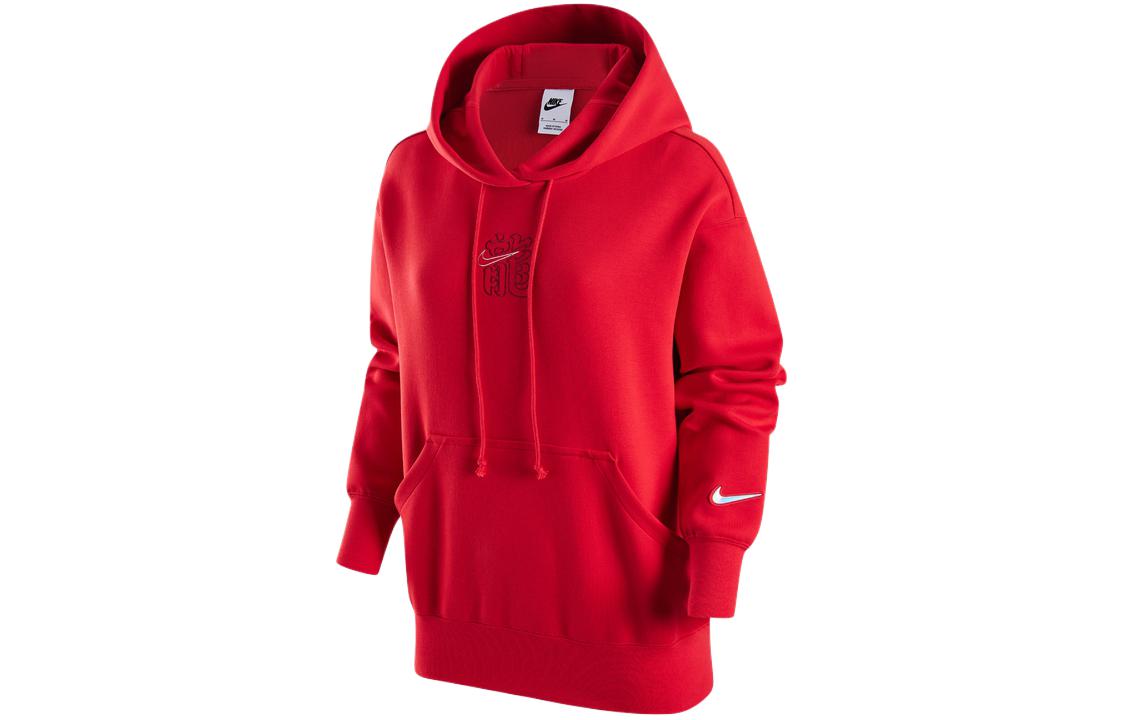 Nike Dragon Soaring New Year Collection Sweatshirt Women s University Red FZ6559-657 XS