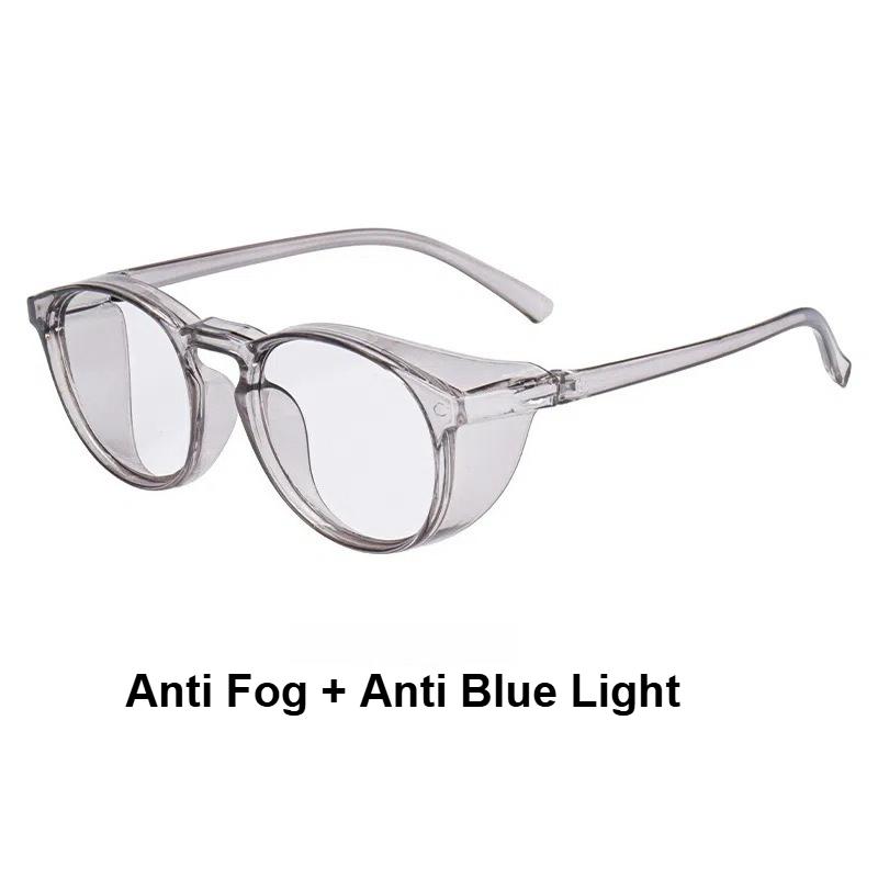 Safety Glasses Goggles for Women Nurses Protective Eyewear,Anti Fog Safety Goggles Anti Fog + Anti Blue Light