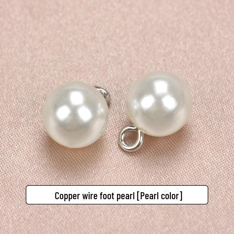 Perle Runder Knopf: Damenpullover, Chiffonblusen, Dekorative Accessoires, Kinderkleidung, Pilzdesign