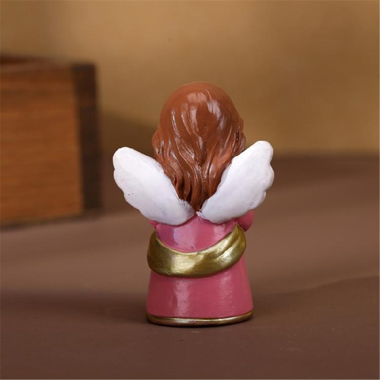 Festival Christmas Cartoon Resin Nativity Scene Miniature Figurines with Manger Set for Religious Holiday Collectible Ornaments Gift