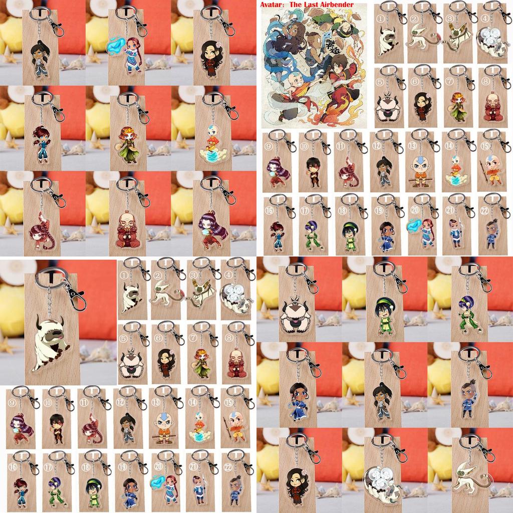 High-quality Transparent Acrylic Appa Keychain From Avata The Last Airbender