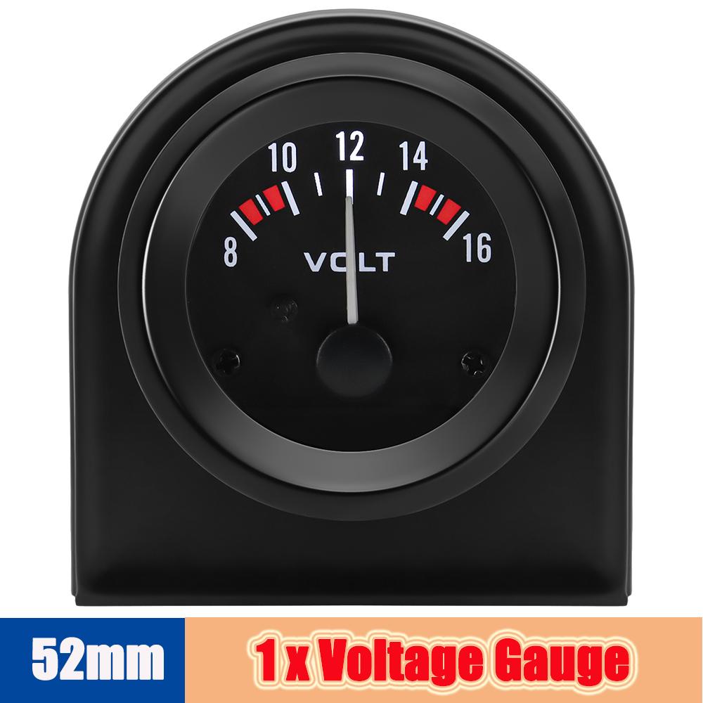 Medidor de Temperatura Automático com Sensor 1/8 NPT 52mm LED Digital Indicador de Temperatura do Óleo/Água Pressão do Óleo PSI Manômetro Preto para Carro a Gasolina