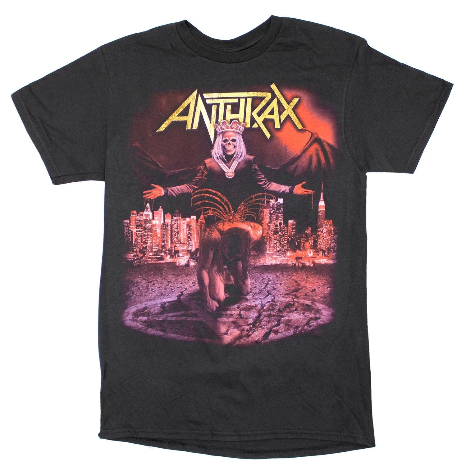Men s Anthrax Bloody Wings 2017 Tee (Montclair, NJ - Oshkosh, WI) T-shirt Small S