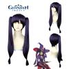 Genshin Impact Mona Wig Hairpiece Adult Cosplay Props Halloween Party Carnival