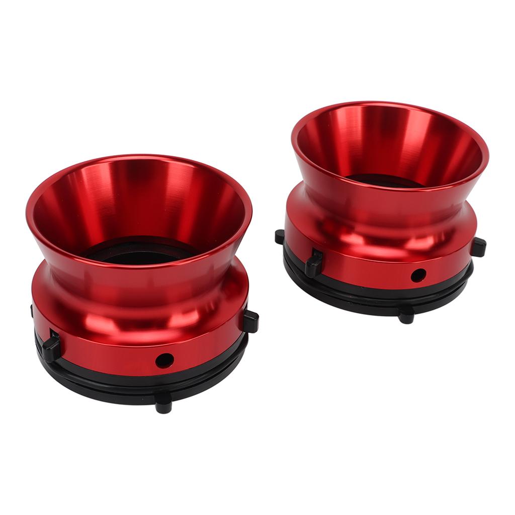 1 Paar Nab Hub Adapter Polierte Aluminiumlegierung 10in Öffner Universelles Ladegerät Rot