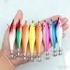 Luminous Fishing bait10cm10gRound Belly Shrimp Squid Needle Horizontal Shrimp Wooden Shrimp Night Fishing Special Fake Bait