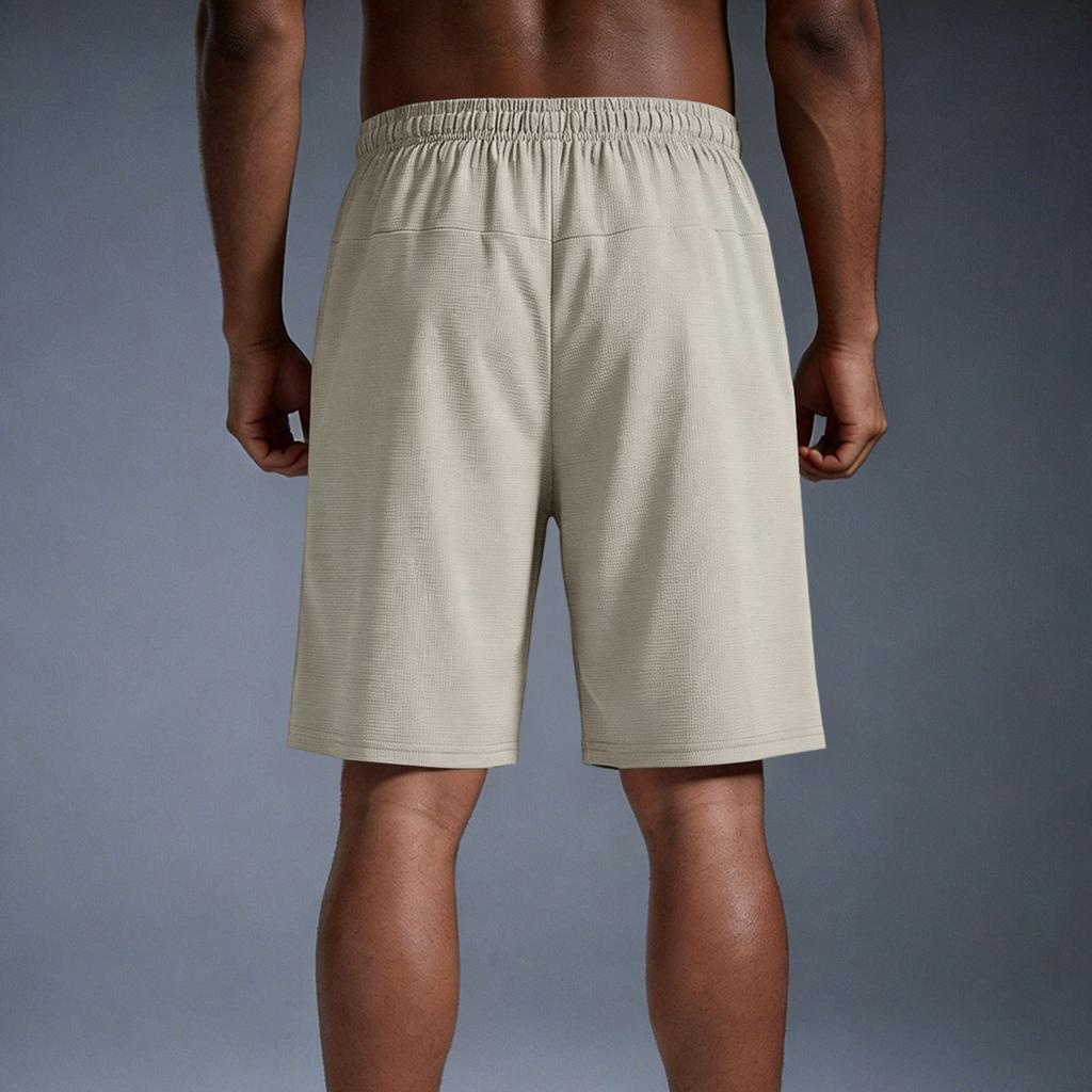 Men's Lightweight, Breathable, Cool-Feeling Shorts - Men's Stretch Waist-Fitting, Quick-Drying Running And Fitness Sports Shorts