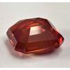 Beautiful Natural Mexican Fire Opal 21-22 Ct Asscher Cut Certified Gemstone