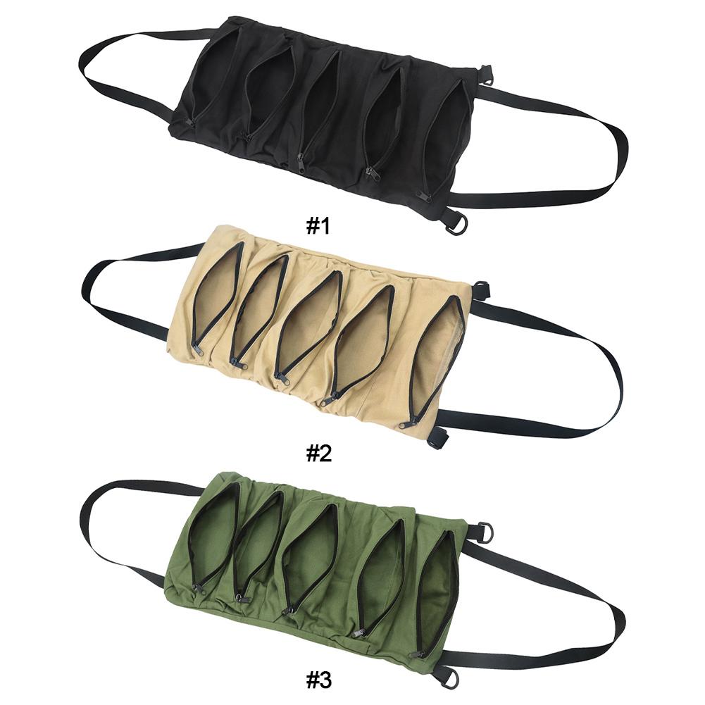 Oxford Cloth Electrician Tool Bag Multifunctional Hanging Hardware Tool Bag Foldable Multi-pocket for Car Automotive Motorcycle