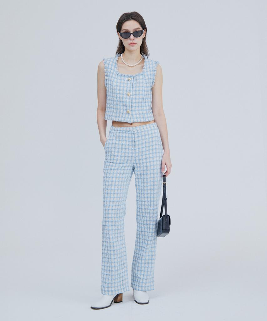PINBLACK Tweed Bootcut Pants