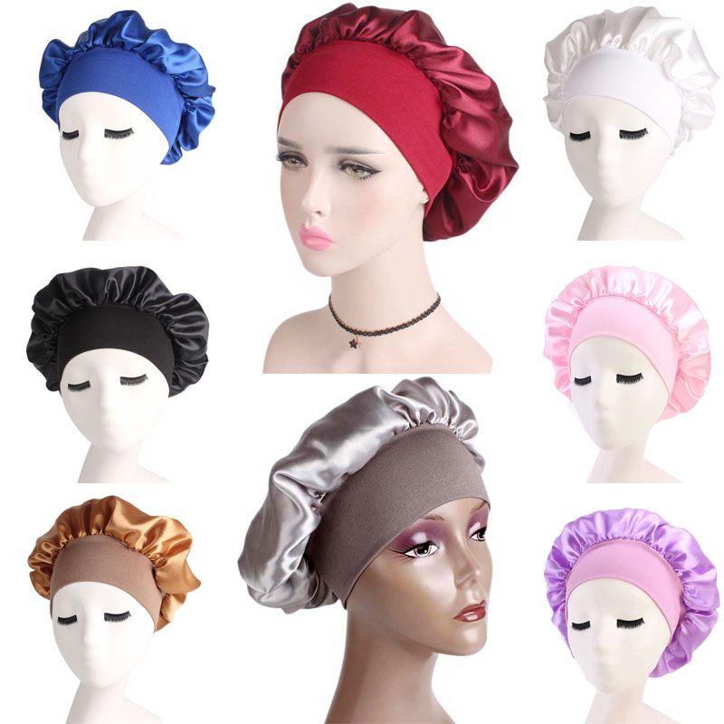 Luxurious Satin Night Sleep Cap For Women With Soft Silk Feel And Stylish Design