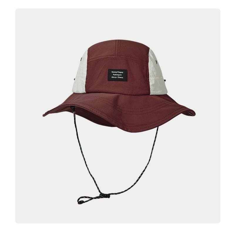Color Matching Bucket Hat Sun Protection Sun Hat Men and Women Summer Hiking Camping Quick Drying Mountaineering Hat Travel Leisure Basin Hat