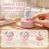 Cute Mechanical Kitchen Timer 60 Minute Cooking Timer Portable Rabbit  Timer  Reminder Tool
