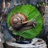 Charming Snail Design Aluminum Sign Waterproof Weather Resistant Wall Art Pre Drilled For Easy Installation