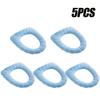 20 pezzi Cuscino per sedile WC per uso domestico Inverno Ispessito Peluche Cuscino per sedile WC Scalda sedile WC Coprisedile per WC