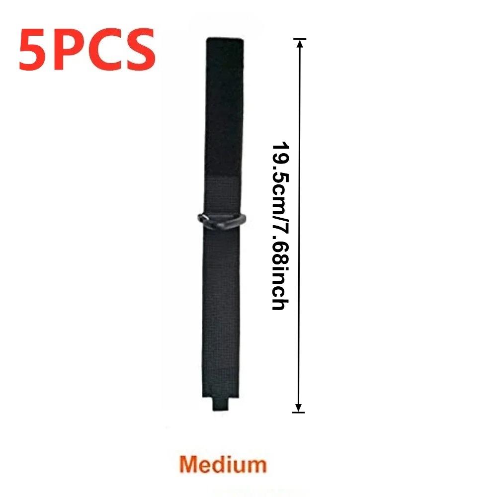 

5PCS Cord Organizer Holder with Triangle Buckle Wire Manager Power Nylon Heavy Cord Management Storage Straps for Cable Hoses