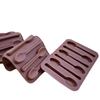 Chokladform - JIALI - Silikonskopa - Fryssäker - Diskmaskinssäker - Brun