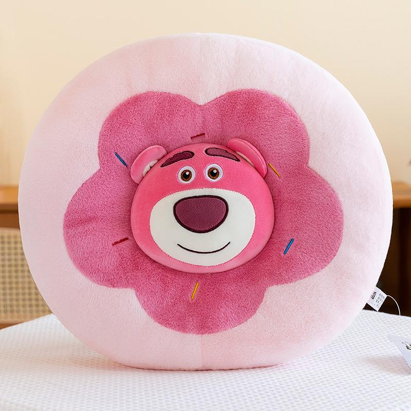 New product hot sale lunch break pillow strawberry bear nap pillow office pillow student nap table sleeping pillow 45cm 0.65kg