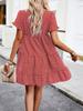 New Women's Casual Print Dress Spring and Summer Temperament Ranch Style Female Dress
