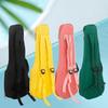 23 Inch Clear Side Pocket Ukulele Small Guitar Plus Cotton Gig Bag Ukulele Storage Tote Bag Ukulele Container Carry Case