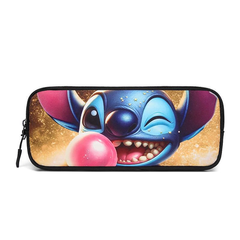 Cross-border Cartoon Print Backpack Set - Large Capacity, Casual, 3-Piece Student Schoolbag